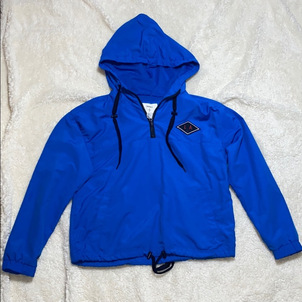 Women’s Blue LA Graphic Anorak